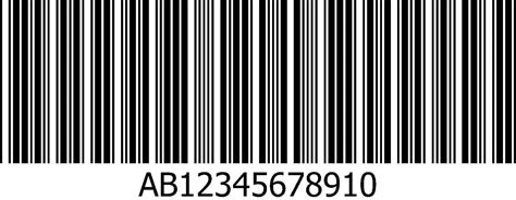 b123456 codice a barre.